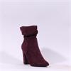 Una Healy Love Train Bunched Ankle Boot - Burgundy